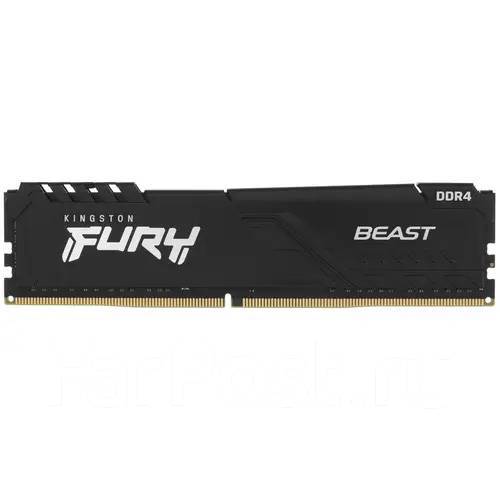 Новая невскрытая оперативка DDR4 Kingston FURY Beast Black 8 Gb, 8 гб ...