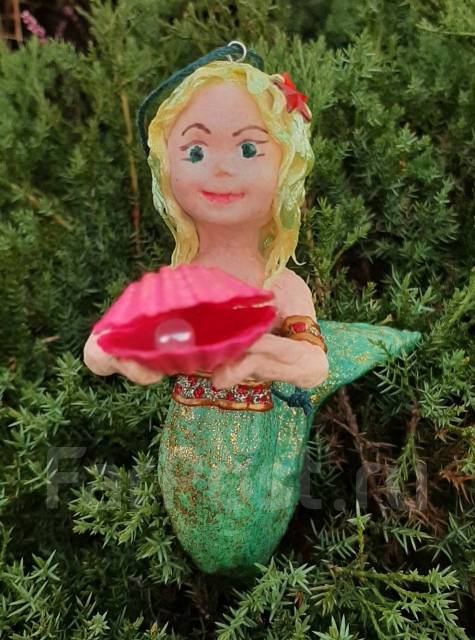 Ватная игрушка Русалочка, новый, в наличии. Цена: 1 500₽ во Владивостоке