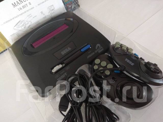 Приставка Sega mega drive 2 + картридж Spider man, новый, в наличии ...