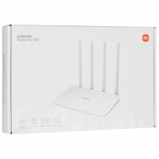 Wi fi роутер xiaomi ac1200 eu. Wi-Fi роутер Xiaomi Router ac1200 eu, белый.