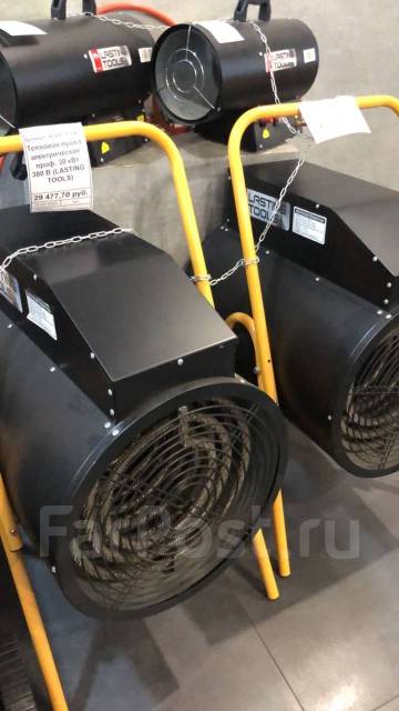 Тепловая пушка электрическая проф. 4,5 кВт 220 В (Lasting Tools), новый ...