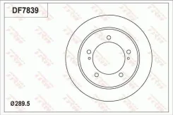 ���� ��������� ��� Suzuki df7839 TRW DF7839 ����