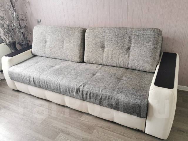 Диван кровать, дельфин, ткань, пружины змейка, серый, 980,0 см, 100,0 ...