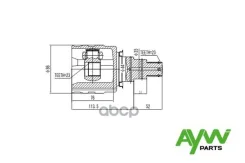 ���� CI-7502 AW1520031 ���������� ����� 4340312060/ AYWIparts ���. AW1520031 AW1520031 ����