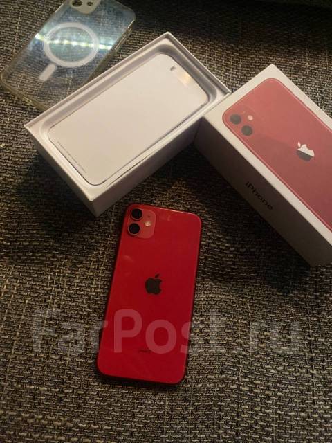 iPhone 11, 64 гб, 6.10", красный, б/у, в наличии. Цена: 25 000₽ в ...