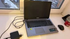 Asus X550V. 15.6", 2,6����, ��� 8 ��, ���� 750���, WiFi: 1, Bluetooth: 1 ����