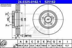   FORD Focus II C MAX 1.6 2.0L Volvo C30 C70 S40 V50 (Power DISC) ATE 24032501621 