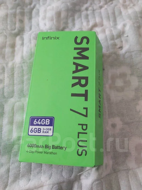 Infinix Smart 7 Plus. �����, 64 ��, �������, 3G, 4G LTE, Dual-SIM, NFC ����