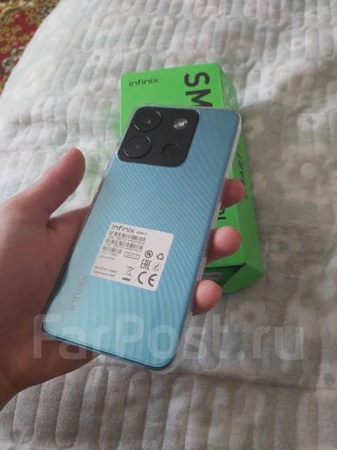 Infinix Smart 7 Plus. �����, 64 ��, �������, 3G, 4G LTE, Dual-SIM, NFC ����