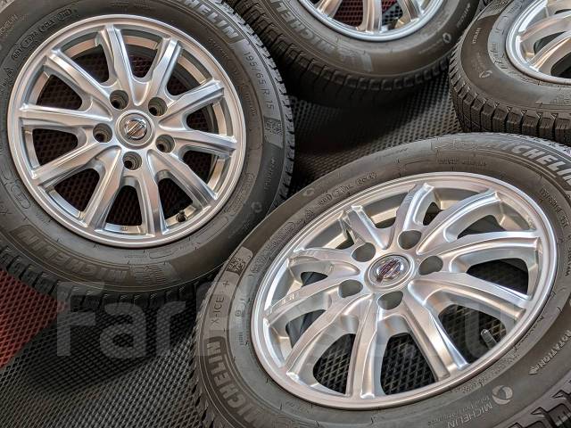 Комплект зимних колес R15 5x114.30 Nissan Serena 195/65R15 из Японии ...