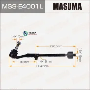 ���� ������� BMW 1(F20)/3(F34) ���. (� ������������) Masuma MSSE4001L MSSE4001L ����
