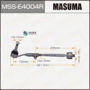 ���� ������� BMW 1(F21)/3(F30) ����. (� ������������) Masuma MSSE4004R MSSE4004R ����