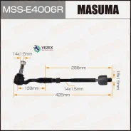 ���� ������� BMW 5(F10)/7(F02) ����. (� ������������) Masuma MSSE4006R MSSE4006R ����
