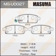 ������� �������� Masuma, NP6055, P59080 rear (1/12) Masuma MSU0027, ������ MSU0027 ����