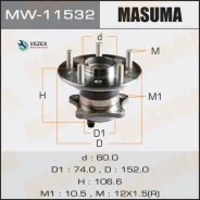 ������� ������ Toyota Camry(V50) ���. � ��� ���. Masuma MW11532 MW11532 ����
