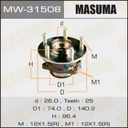 ��������� ���� Masuma rear Mitsubishi Outlander, ASX / CW4W, GA2W Masuma MW31508, ������ MW31508 ����