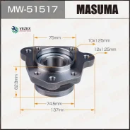 ������� � ����������� Honda CR-V ����. ���. Masuma MW51517 MW51517 ����