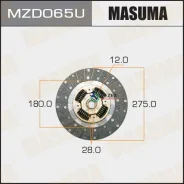 ���� ��������� 275x180x12x28 Masuma MZD065U MZD065U ����