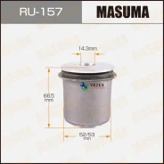����������� Toyota LAND Cruiser 100 98- ������. Masuma RU157 RU157 ����