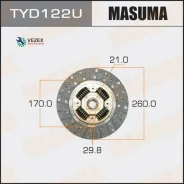 ���� ��������� Toyota Hiace 95- Masuma TYD122U TYD122U ����