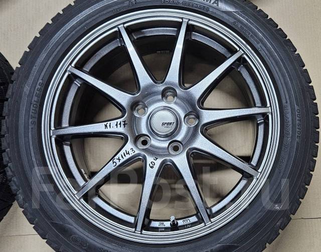 Диски Sport Abelia R17 7.0 +53 5x114.3 + Шины Yokohama 215/50R17, 17 ...