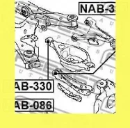 ����������� ���������� ���� ��� ������� Febest NAB331 NAB331 ����