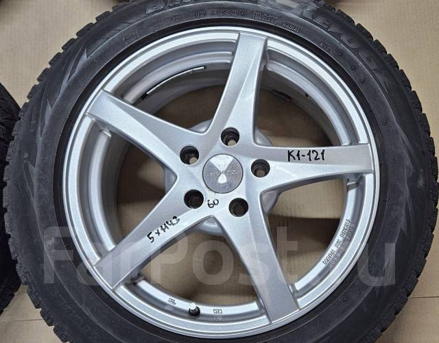 Диски Enkei Rivazza R17 7.0 +53 5х114.3 + шины Bridgestone 215/55R17 ...
