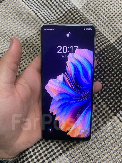 Tecno canon 19pro, 128 гб, белый, 4G LTE, Dual-SIM, NFC, б/у, в наличии ...