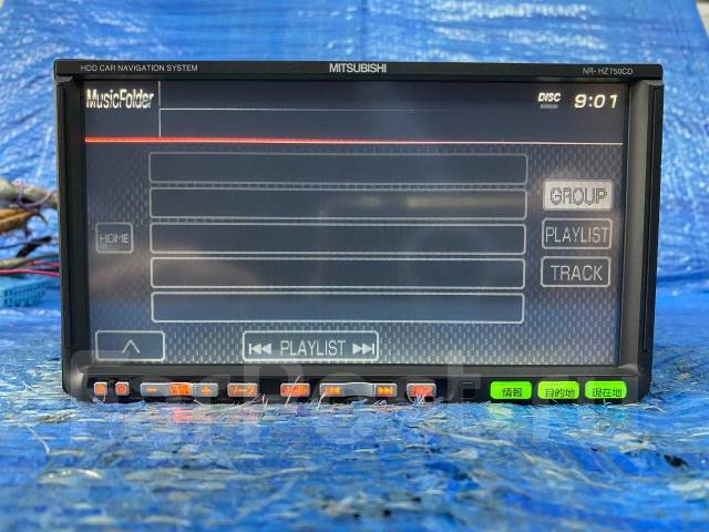 Магнитола Mitsubishi NR-HZ750CD, 2 DIN — 178x100 мм, б/у, в наличии ...