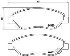 �-� ����. ������� Fr O p59053 Brembo, ������ �������� P59053 ����