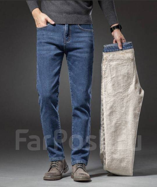 Мужские зимние джинсы "Fashion Denim", 48, 50, 52, 54, 56, 58, новый, в ...