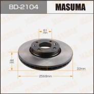   Masuma, front Nissan Micra, NOTE / K12E, E11E 02- [.2] BD-2104,  BD2104 