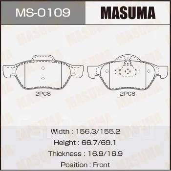   Masuma, AN-4662K, P68048 front (1/6) MS-0109,  MS0109 
