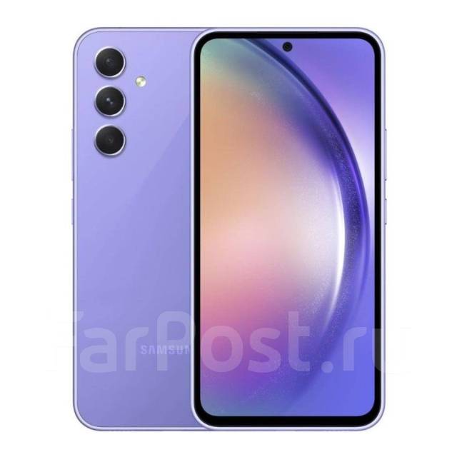 Смартфон Samsung Galaxy A54 5G 8/256Gb Фиолетовый, 6.40", новый, под ...