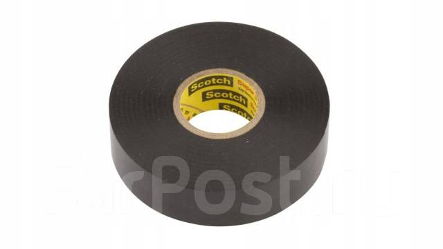 Изолента ПВХ морозостойкая 3М scotch super 33+, 19мм*20м, новый, в ...