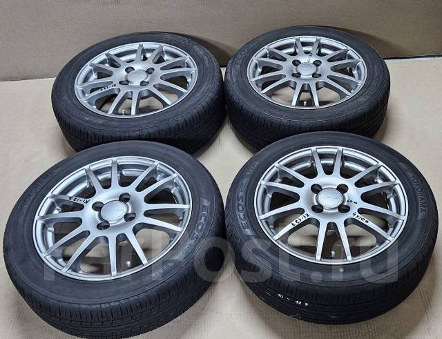 Диски Weds Velva R15 6.0 +45 4x100 + шины Yokohama 185/55R15, 15", 1 шт ...