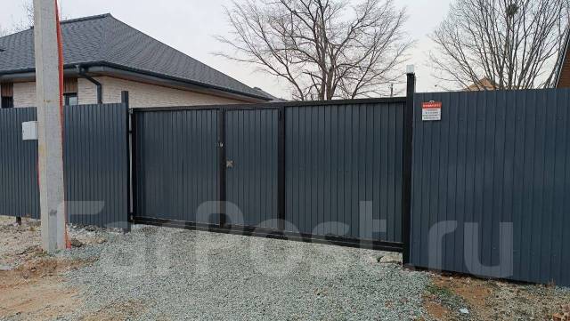 Установка заборов из профлиста, 3d сетки в Уссурийске