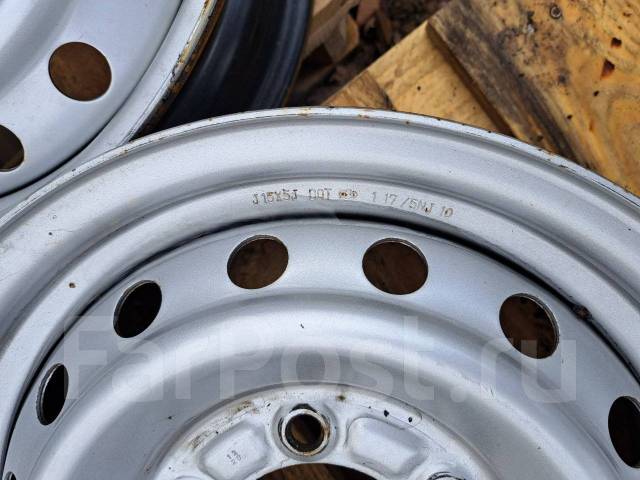 Комплект дисков R15, Toyota, 15", 2 шт, 6x139.7, штампованные, 110,0 мм ...