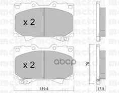 ������� ��������� �������� �������� Toyota LAND Cruiser 100 98 119.5x78x17.7 [178Metelli2204520] 2204520 ����