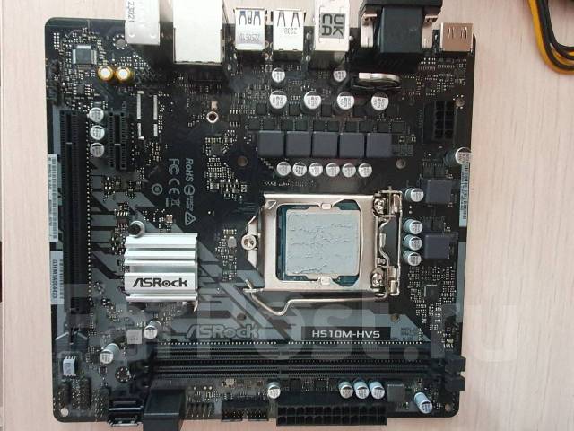 Материнская плата Asrock H510m-hvs Lga1200, новый, в наличии. Цена: 5 ...