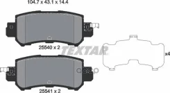 ������� ��������� ������ �������� �������� Mazda CX 5 (2012) [178Textar2554001] 2554001 ����