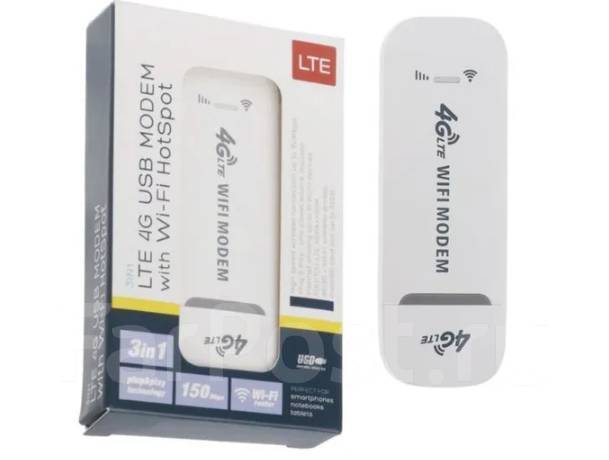 4G LTE USB Модем Wi-Fi под сим карту с раздачей интернета, новый, в ...