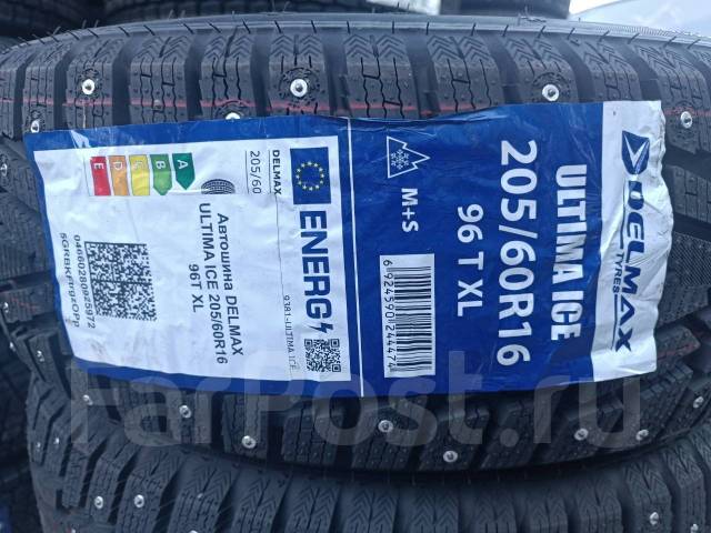Delmax Ultima Ice, 205/60R16, 16", 4 шт, в наличии, 205 мм, 60 % ...
