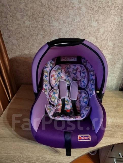 Автолюлька с 0 до 13 кг, б/у, в наличии. Цена: 1 500₽ во Владивостоке