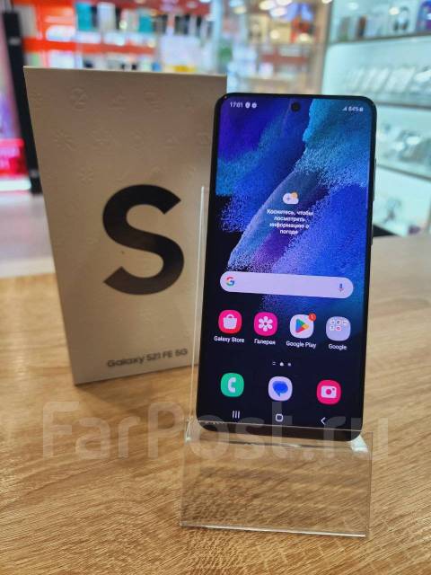 Galaxy s21 fe 8/256 гарантия, 6.40", моноблок, серый, 4G LTE, 5G, Dual ...