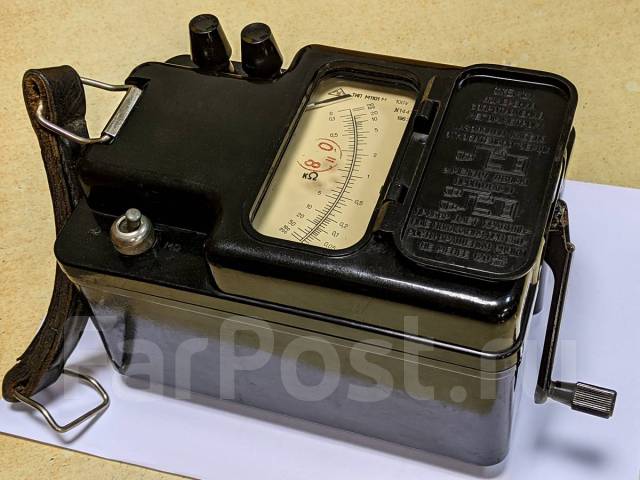 Мегаомметр М1101 М, б/у, в наличии. Цена: 2 500₽ во Владивостоке