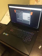Asus ROG G703. 17.3", 2,5����, ��� 16 ��, ���� 1 150���, WiFi: 1, Bluetooth: 1, ����������� �� 3��. ����