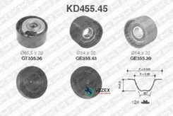 ������ ��� [128x27] + 3 ������ Renault Espace III/Megane/Scenic/Laguna 1.8/2.0 16v (F4P/F4R) 98-03 NTN-SNR KD45545 KD45545 ����