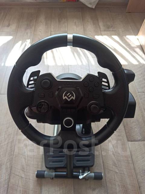 Игровой руль с педалями Sven GC-W900, б/у, в наличии. Цена: 3 999₽ во ...