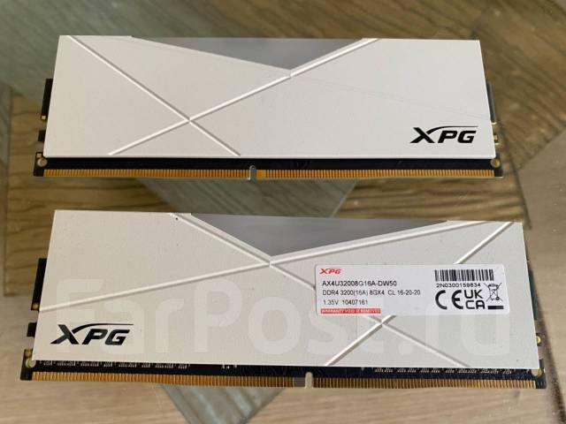 Оперативная память XPG spectrix 16gb ddr4, 8 гб, б/у, в наличии. Цена ...